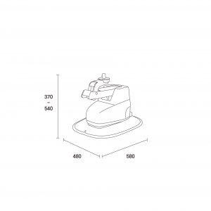 подъемник E33 парикмахерского кресла размеры