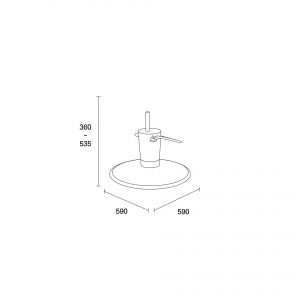 габариты основания H17R кресла